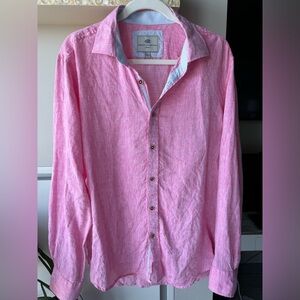 Report Collection Linen Button Down